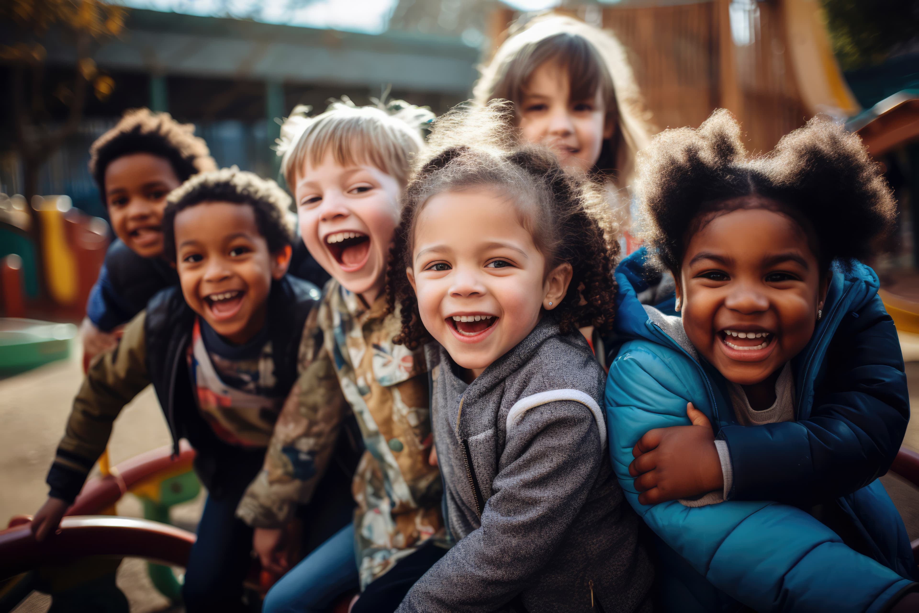 Smiling children welcomed into the Ivy Academy community