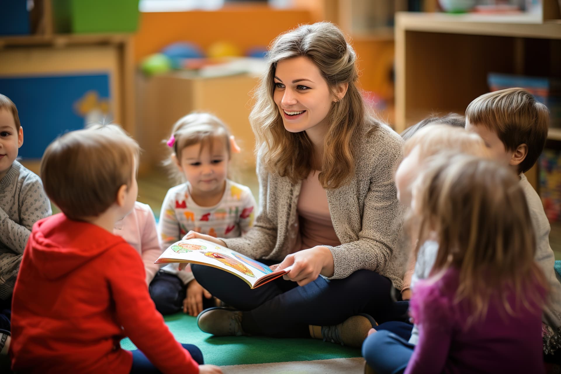 After School Care classroom activity